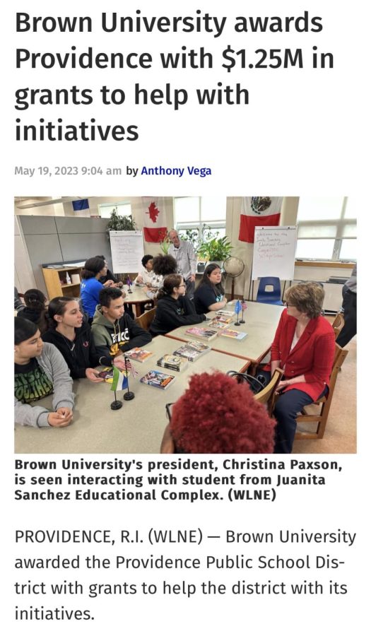 JSEC and PPSD Hosts Brown University Grant Award Ceremony/Roundtable Discussion With Students